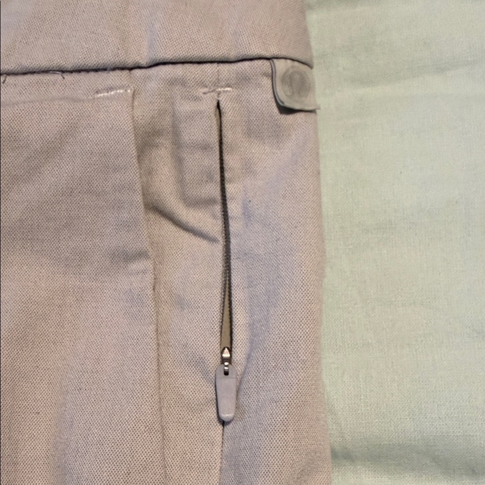 Lululemon Athletica Beige Men's Flat Front Shorts - Picture 5 of 6